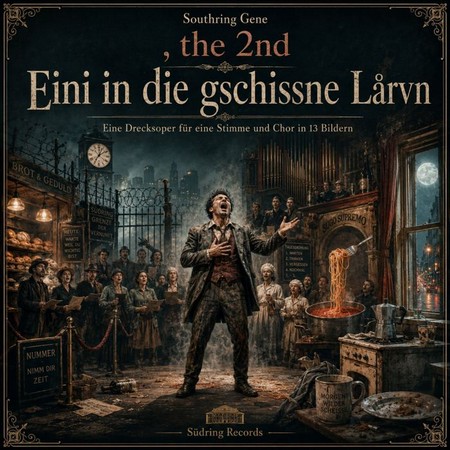 Cover von , the 2nd: Eini in die gschissne Lårvn - Eine Drecksoper für eine Hauptstimme und Chor in 13 Bildern